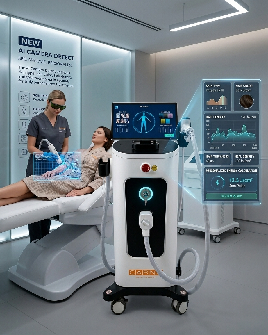 ai camera detect diode laser
