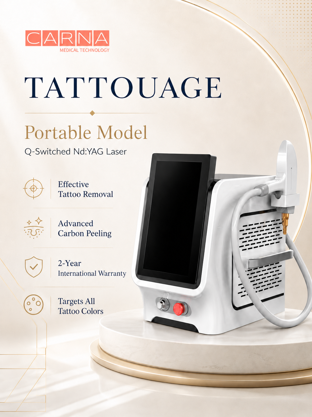 portable tattoo removal laser machine